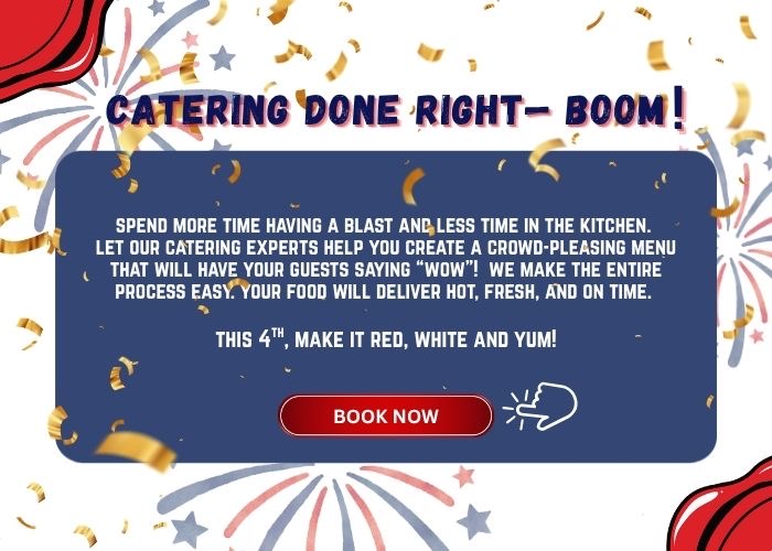 Santucci's Pizza Summer Pizza 4th of July catering deal